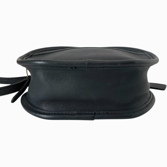 Coach Vintage Blue Leather Canteen Crossbody Bag USA 9982 Glove Tanned Classic - Picture 3 of 8